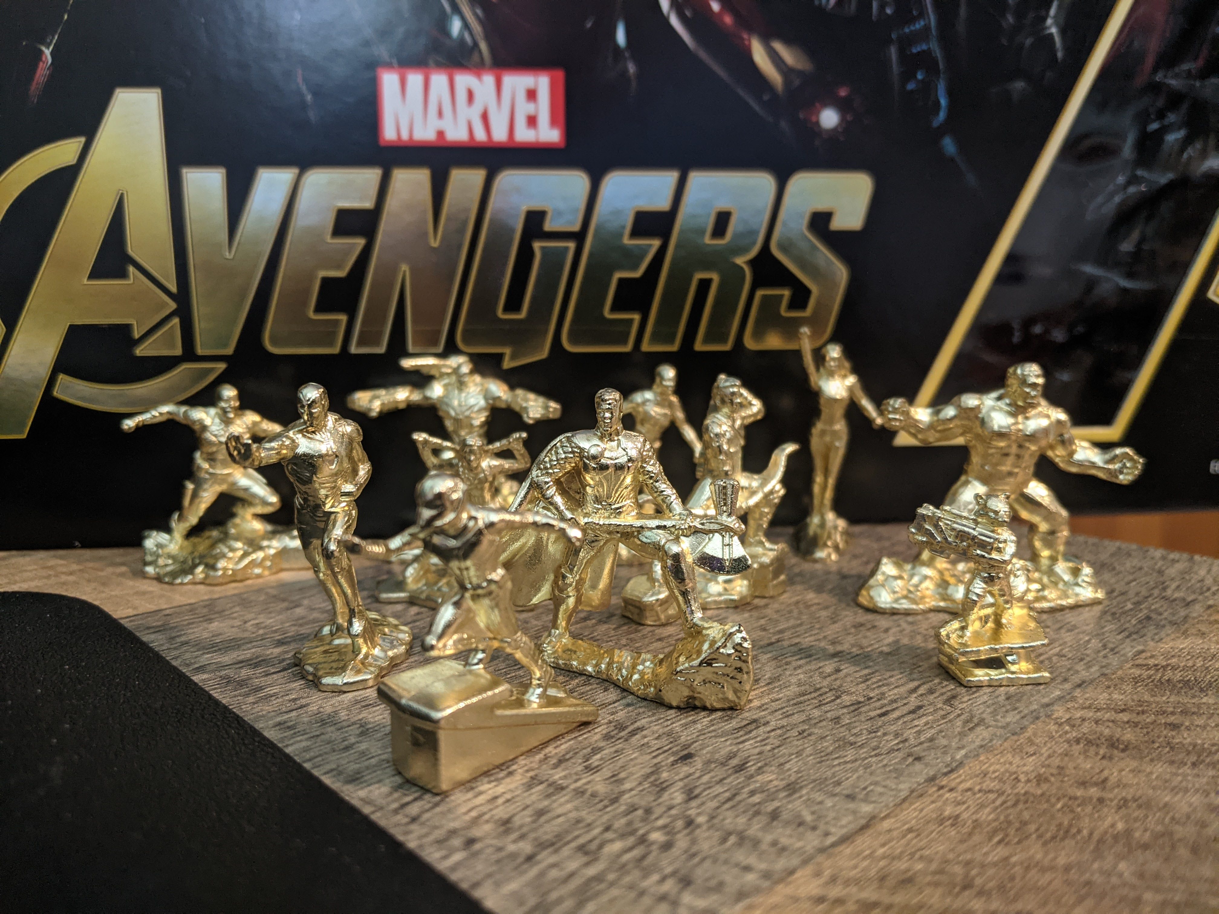 Unpainted miniatures.